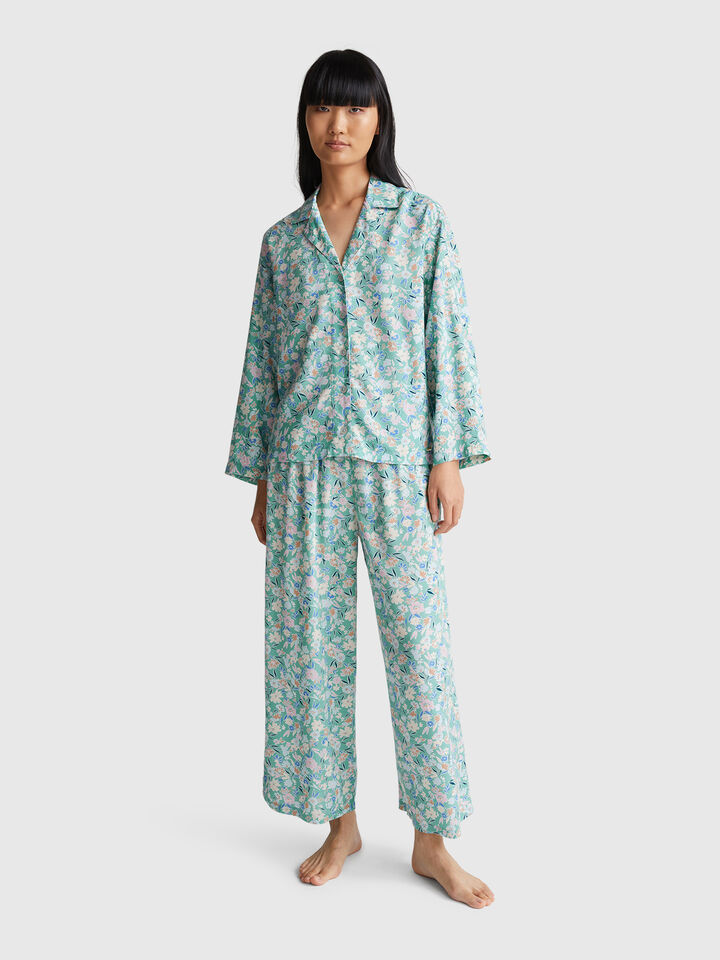 PYJAMA(JACKET+TROUSE Women image number 3